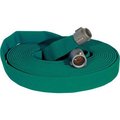 Armored Textiles Armored Textiles JAFLINE Double Jacket Fire Hose, 1-3/4" X 50 Ft, 400 PSI, Green N51H175LNG50N
